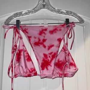 Dark and Light Pink tie dye bikini. Never worn